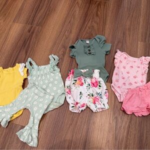 Set of 3 baby girl outfits
